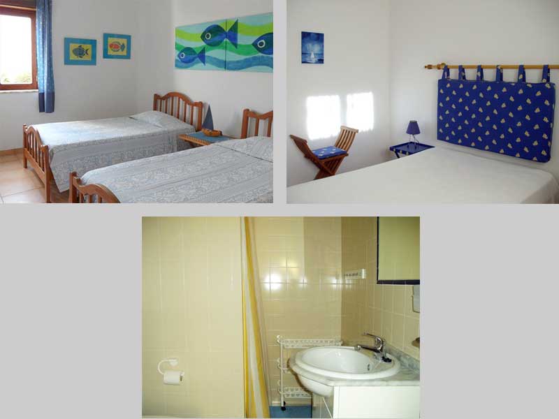 Composition Bedrooms and Bathroom Apartment TLA in Lagos, Algarve, Portugal - Composition Bedrooms and Bathroom