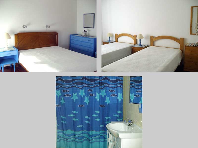 Composition bedrooms and bathroom Apartment TLC in Lagos, Algarve, Portugal - Composition bedrooms and bathroom