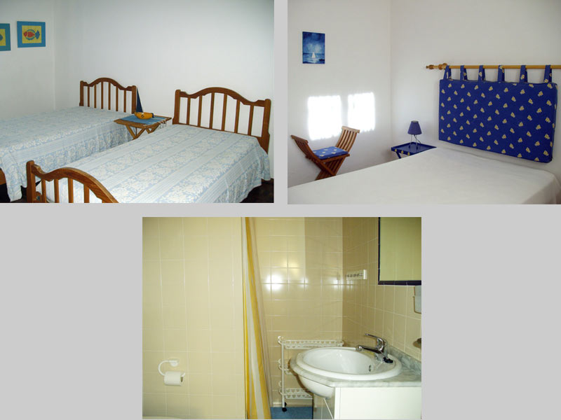 Apartment TLA in Lagos, Algarve, Portugal - Composition Bedrooms and Bathroom