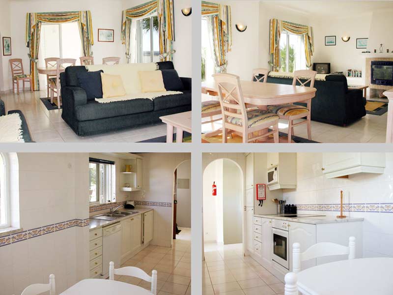 CasaBMP, Townhouse Apartment in Budens, Algarve, Portugal - Composition Living Room and Kitchen
