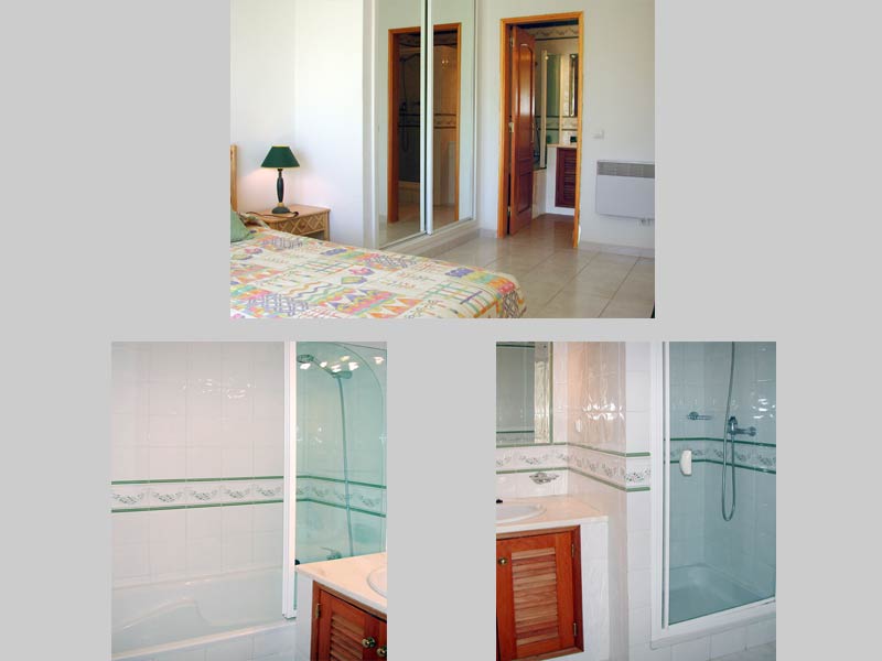 CasaBMP, Townhouse Apartment in Budens, Algarve, Portugal - Composition Bedroom with en-suite Bathroom