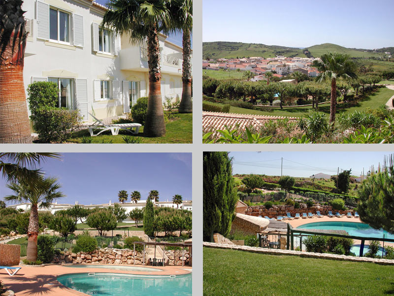 CasaBMP, Townhouse Apartment in Budens, Algarve, Portugal - Composition View on Garden and Pool