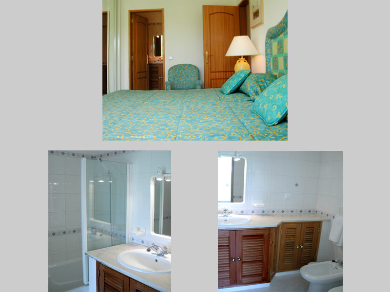 Composition bedroom with en-suite bathroom Casa JUS, Townhouse near Budens, Algarve, Portugal - Composition bedroom with en-suite bathroom