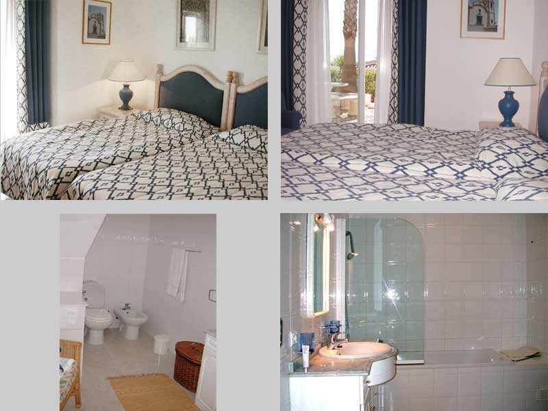 Casa QDM, Townhouse in Parque da Floresta, Budens, Algarve, Portugal - Composition Bedroom with en-suite Bathroom