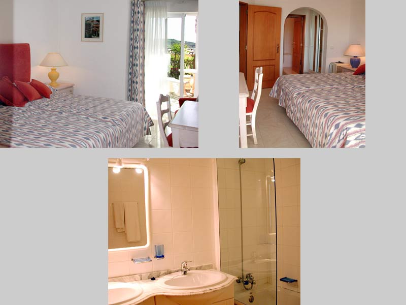 Casa QDM, Townhouse in Parque da Floresta, Budens, Algarve, Portugal - Composition second Bedroom and Bathroom