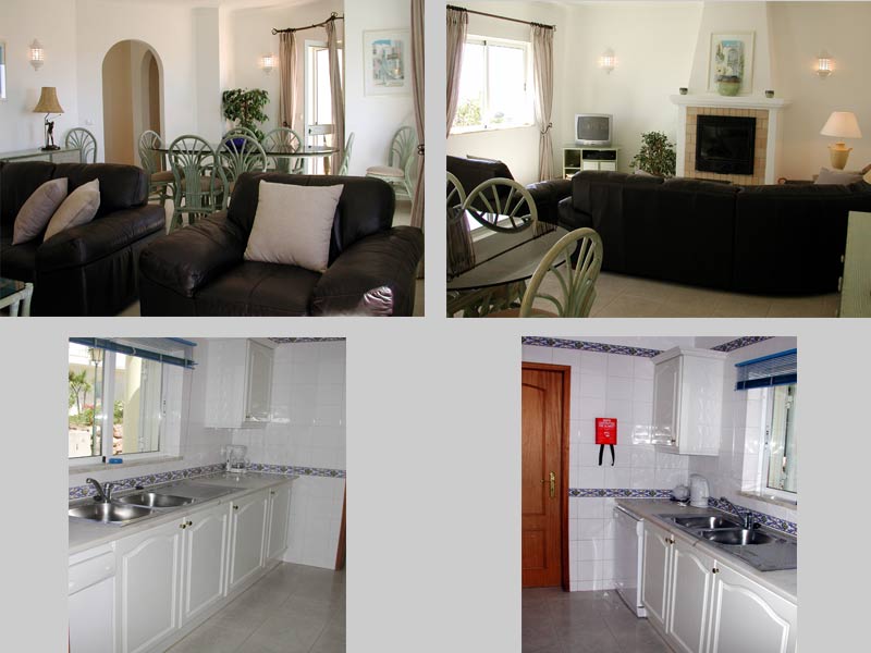 Composition living room and kitchen Casa SDB, Townhouse near Budens, Algarve, Portugal - Composition living room and kitchen