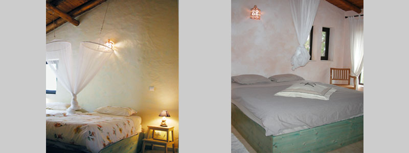 Casinha APP, Cottage near Odiaxere, Algarve, Portugal - Composition Bedrooms and Bathroom
