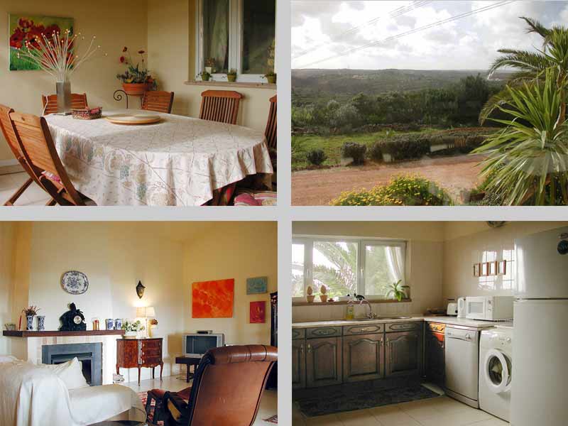 Villa ATM, Holiday Home in Algarve, Portugal - Composition Terrace, View, Living Room and Kitchen