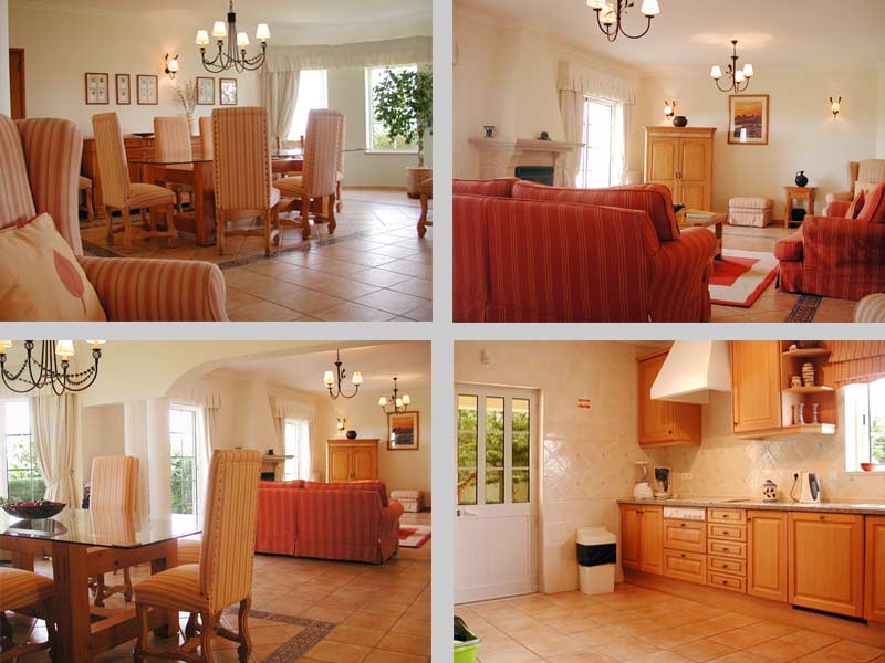 Composition Living Room and Kitchen Villa CSB near Lagos, Algarve, Portugal - Composition Living Room and Kitchen