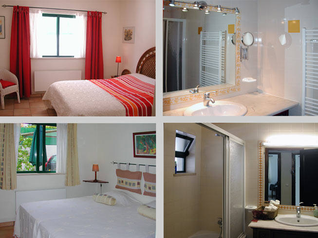 Holiday Home in Lagos, Algarve, Portugal - Composition bedrooms and bathrooms