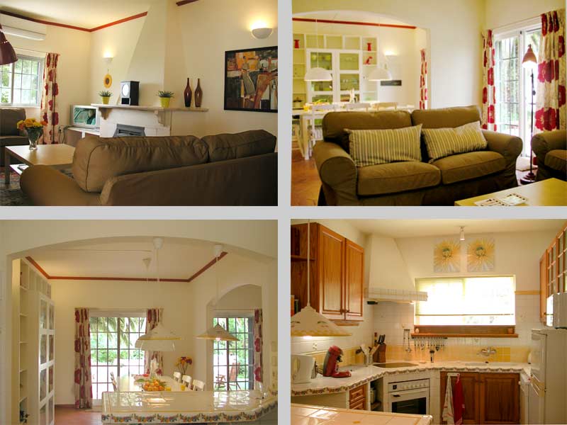Villa JJM near Budens, Algarve, Portugal - Composition living room and kitchen