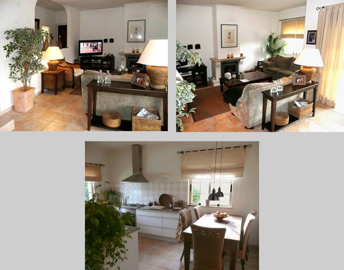 Villa JRD in Lagos, Algarve, Portugal - Composition living room and kitchen