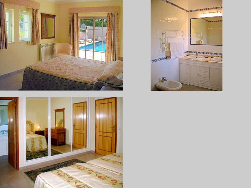 Composition bedrooms and bathroom Villa MLG, Holiday Home in Algarve, Portugal - Composition bedrooms and bathroom